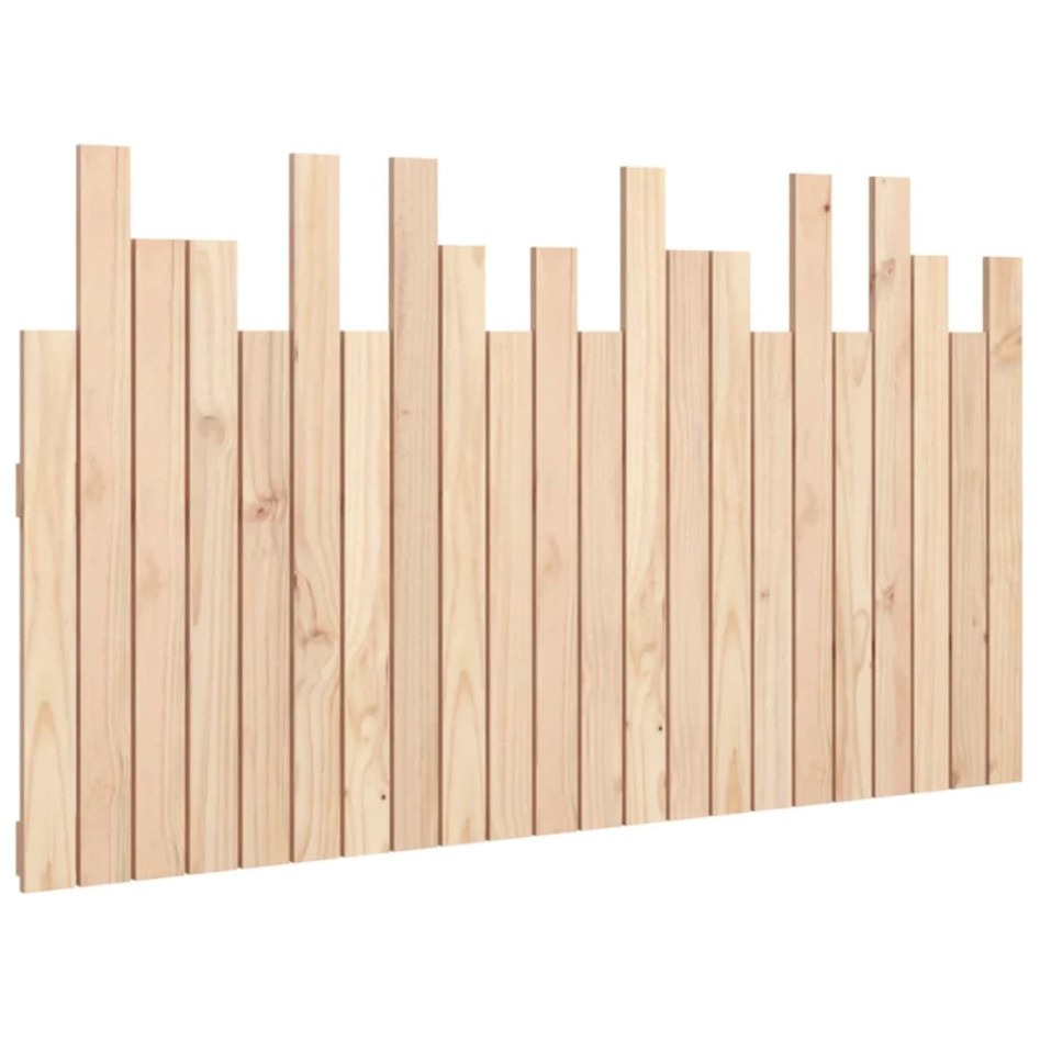 Cabecero de cama de pared madera maciza de pino 140x3x80