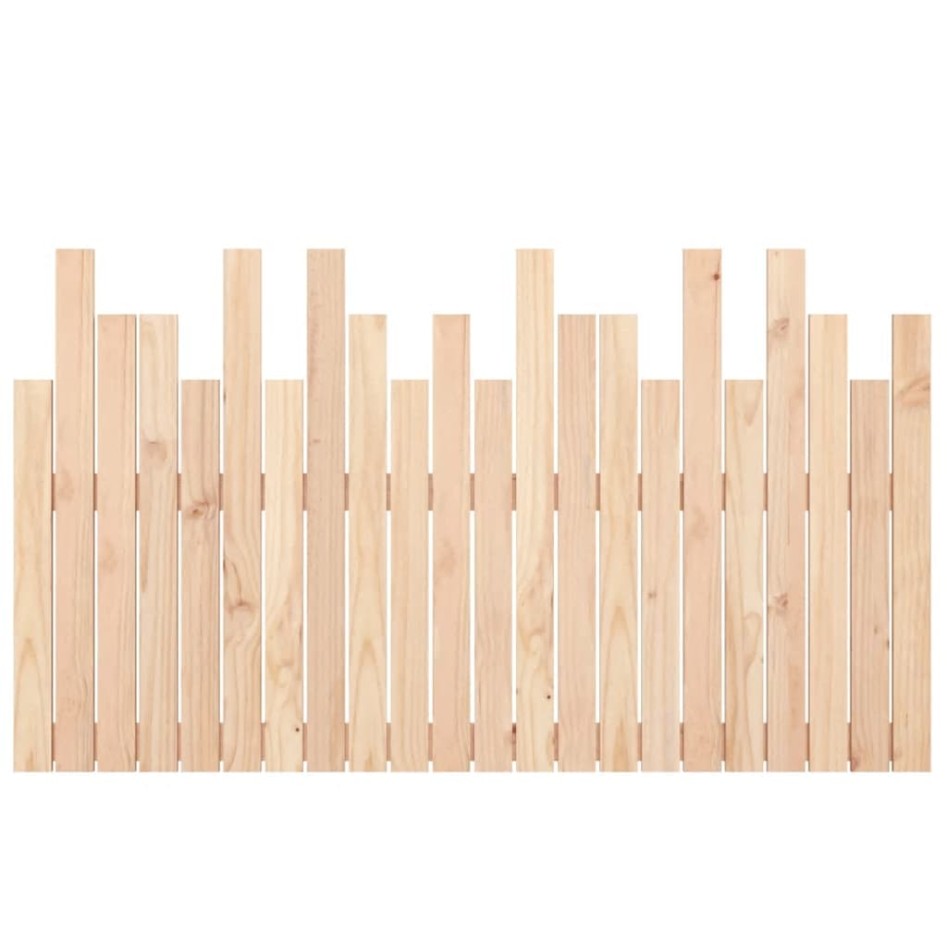 Cabecero de cama de pared madera maciza de pino 140x3x80