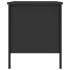 Mesitas de noche 2 uds madera de ingeniería negro 40x42x50