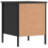 Mesitas de noche 2 uds madera de ingeniería negro 40x42x50