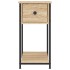 Mesitas noche 2 uds madera ingeniería roble Sonoma 30x60x60