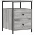 Mesita de noche madera de ingeniería gris Sonoma 44x45x60