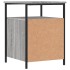 Mesita de noche madera de ingeniería gris Sonoma 44x45x60
