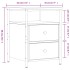 Mesita de noche madera de ingeniería gris Sonoma 44x45x60