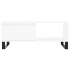 Mesa de centro madera contrachapada blanco 90x50x36,5