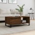 Mesa de centro madera contrachapada marrón roble 90x50x36,5