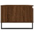 Mesa de centro madera contrachapada marrón roble 90x50x36,5