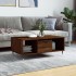 Mesa de centro madera contrachapada marrón roble 90x50x36,5