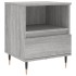 Mesita de noche 2 uds madera ingeniería gris Sonoma 40x35x50