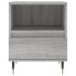Mesita de noche 2 uds madera ingeniería gris Sonoma 40x35x50