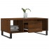 Mesa de centro madera contrachapada marrón roble 90x50x36,5
