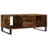 Mesa de centro madera contrachapada roble ahumado 90x50x36,5