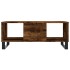 Mesa de centro madera contrachapada roble ahumado 90x50x36,5
