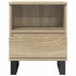 Mesitas noche 2 uds madera ingeniería roble Sonoma 40x35x50