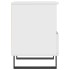 Mesita de noche madera contrachapada blanco 40x35x50