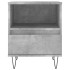 Mesitas noche 2 uds madera ingeniería gris hormigón 40x35x50