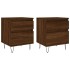 Mesitas noche 2 uds madera ingeniería marrón roble 40x35x50