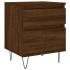 Mesitas noche 2 uds madera ingeniería marrón roble 40x35x50