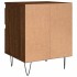 Mesitas noche 2 uds madera ingeniería marrón roble 40x35x50