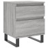 Mesita de noche 2 uds madera ingeniería gris Sonoma 40x35x50