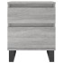 Mesita de noche 2 uds madera ingeniería gris Sonoma 40x35x50