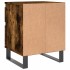Mesitas noche 2 uds madera ingeniería roble ahumado 40x35x50