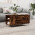 Mesa de centro madera ingeniería roble ahumado 102x44,5x50