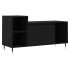 Mueble para TV madera contrachapada negro 100x35x55