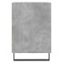 Mueble para TV madera contrachapada gris hormigón 100x35x55