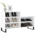 Mueble zapatero madera contrachapada blanco 102x36x60