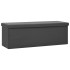 Banco con almacenaje plegable gris