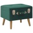Taburete de almacenamiento 40 cm verde de