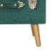 Taburete de almacenamiento 40 cm verde de