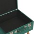 Taburete de almacenamiento 40 cm verde de