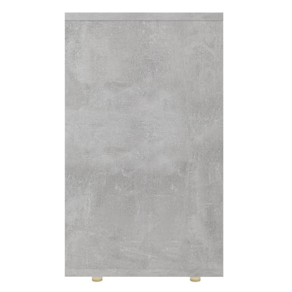 Mesas apilables 3 piezas madera contrachapada gris