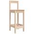 Taburetes altos 2 uds madera maciza de pino 40x41,5x112