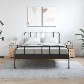 Mesitas noche 2 uds madera ingeniería roble Sonoma