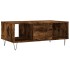 Mesa de centro madera contrachapada roble ahumado 90x50x36,5