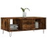 Mesa de centro madera contrachapada roble ahumado 90x50x36,5