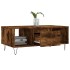 Mesa de centro madera contrachapada roble ahumado 90x50x36,5