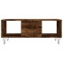 Mesa de centro madera contrachapada roble ahumado 90x50x36,5