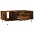 Mesa de centro madera contrachapada roble ahumado 90x50x36,5