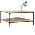 Mesa de centro madera de ingeniería roble Sonoma 80x80x40