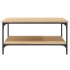 Mesa de centro madera de ingeniería roble Sonoma 80x80x40