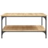 Mesa de centro madera de ingeniería roble Sonoma 80x80x40