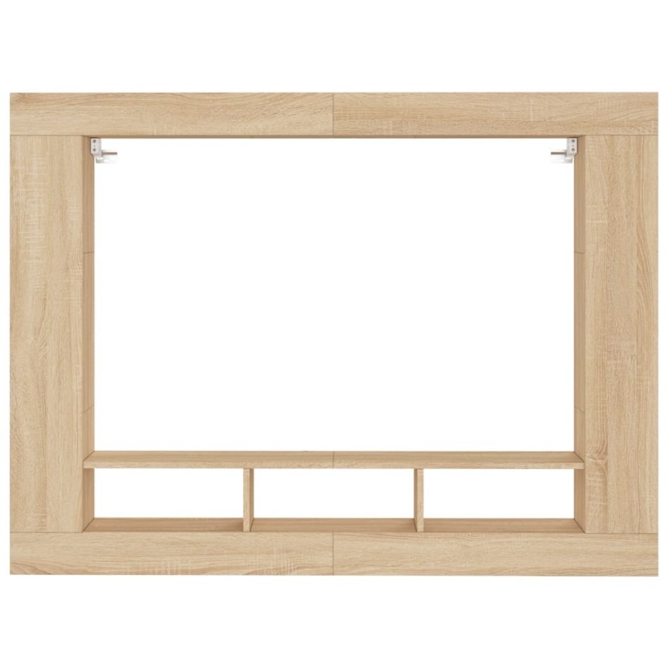 Mueble de TV madera de ingeniería roble Sonoma 152x22x113