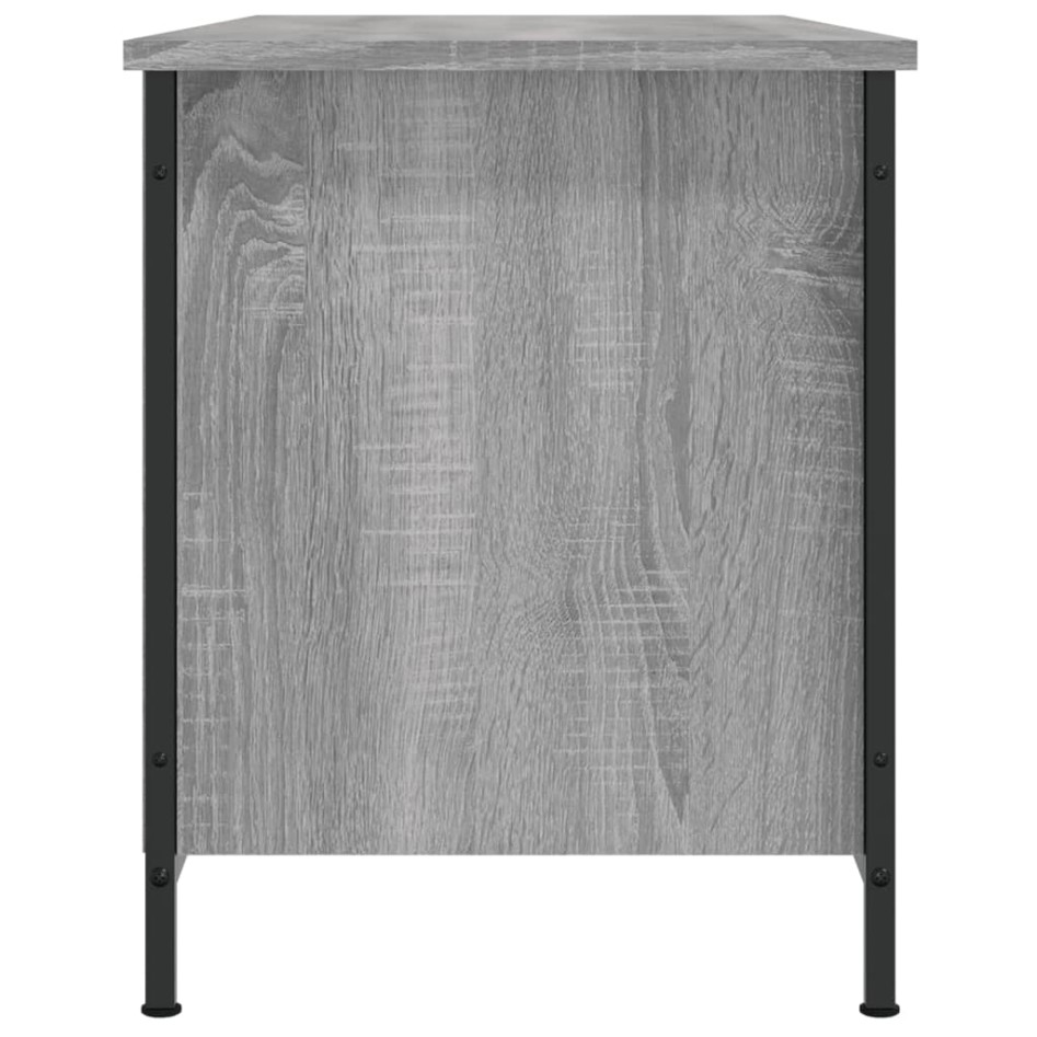 Mueble de TV madera contrachapada gris Sonoma 100x40x50
