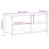 Mueble de TV madera contrachapada gris Sonoma 100x40x50