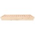 Estructura de cama con LED Super King madera maciza 180x200
