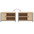 Mueble para TV madera contrachapada roble Sonoma 80x40x50
